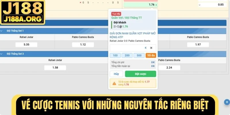 Vé cược với những nguyên tắc riêng biệt 